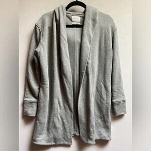 Community Aritzia double lined cotton hooded jacket oversize cardigan Sz  XXS